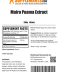 Bulksupplements.Com Muira Puama Extract Powder - Herbal Supplement, Sourced From Muira Puama Bark - Gluten Free - 600Mg Per Serving, 417 Servings (250 Grams - 8.8 Oz)