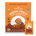 Sweetleaf Organic Monk Fruit Sweetener Granular Zero-Calorie Natural Sugar Substitute for Coffee Tea and Baking Organic Monk Fruit Non GMO Keto Friendly 0 Sugars - 40 Packets