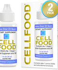 Cellfood Liquid Concentrate - 1 fl oz, 2 Pack - Oxygen + Nutrient Supplement - Supports Immune System, Energy, Endurance, Hydration & Overall Health - Gluten Free, Non-GMO, Kosher - Makes 22+ Quarts