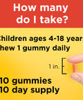 Nature Made Kids First Vitamin C Gummies for Kids Dietary Supplement for Immune Support 110 Gummies 110 Day Supply