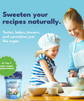 Sweetleaf Indulge Granular Sugar Replacement - All-Purpose Allulose and Monk Fruit Sweetener Blend with Inulin and Stevia Zero-Calorie Sugar Substitute Sugar- Baking Supplies 16 Oz