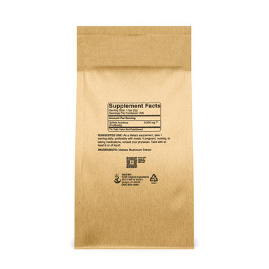 PURE ORIGINAL INGREDIENTS Maitake Mushroom Powder (1Lb) Hen-Of-The-Woods, Non-Gmo, Lab-Verified.