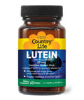 Country Life Lutein With Zeaxanthin 20Mg Supports Eye Health 60 Softgels Certified Gluten Free