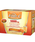 American Health Esterc Effervescent Powder Packets Natural 24 Hour Immune Support Supports Energy Metabolism With Electrolytes 1000 Mg Count Servings Orange 0.35 Ounce (Pack Of 21)