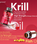 Weightworld Antarctic Krill Oil Capsules High Strength - 3 Months Supply - 180 Red Krill Oil Softgels - Omega 3 Fatty Acids Supplements - EPA DHA Astaxanthin & Choline - Omega 3 Fish Oil Alternatives