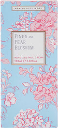 Heathcote & Ivory Florals Pinks and Pear Blossom Everyday Hand Cream with Vitamin E and Shea Butter, 100 ml
