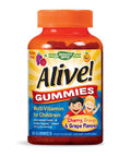Nature's Way Alive! Children's Premium Gummy Multivitamin, Gluten Free, Made with Pectin, 90 Gummies
