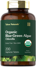 Carlyle Chlorella Blue Green Algae 500Mg | 200 Quick Release Capsules | Non-Gmo, Gluten Free | Tahoe Naturals