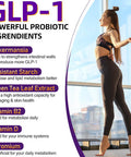 Glp-1 Supplement - 300 Billion Afu Akkermansia Muciniphila, Akkermansia Probiotic For Women & Men, For Boost Glp-1, Digestive, Gut, Immunity, Enhances Gut Lining Function & Intestinal Walls, 60 Count