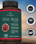 Sunergetic Premium Uric Acid Support Supplement ÃƒÂ¢Ã¢â€šÂ¬Ã¢â‚¬Å“ Uric Acid Cleanse & Kidney Support ÃƒÂ¢Ã¢â€šÂ¬Ã¢â‚¬Å“ Includes Tart Cherry Chanca Piedra Celery Extract & Turmeric - 120 Capsules
