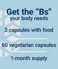 Life Extension BioActive Complete B-Complex 60 Vegetarian Capsules