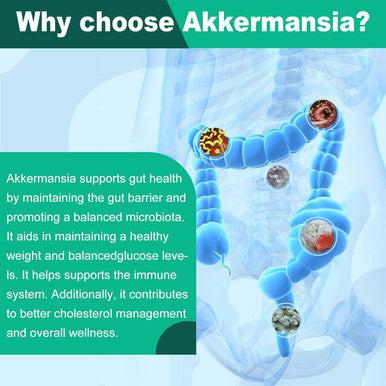 Akkermansia Muciniphila Probiotic For Gut Management - Glp-1 Boosting Supplement With Chicory Inulin, Turmeric, Resistant Starch, Vegan & Gluten - 30 Day Supply