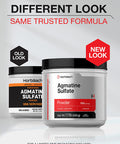Agmatine Sulfate Powder | 500 Grams | 666 Servings | Unflavored | Pre Workout Supplement | Vegetarian, Non-GMO & Gluten Free | by Horbaach