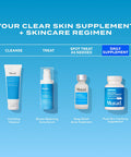Murad Pure Skin Acne Supplements Clear Skin Support With Blend Of Vitamin A & B6 Zinc Amino Acids & Burdock Root Promotes Healthy Skin Oil Balance Gut Health & Stress Relief 60 Tablets