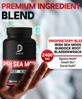 Irish Sea Moss Capsules 2400Mg W. Burdock Root & Bladderwrack - Irish Sea Moss Raw Organic, Organic Sea Moss, Seamoss Pills