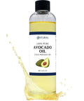 Zatural 100% Avocado Oil Pure Natural without Additives, Clean, Cold Pressed, Non-GMO, Vegan: For Cooking, Frying, Baking and for Sauces, Dressings, Marinades, Salads (32 Ounce)