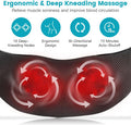 Neck Massager, Back Massager For Pain Relief Deep Tissue, Neck And Back Massager For Home, Office, And Car Use, Back Massager For Year, Christmas, Father'S Day, Mother'S Day