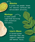 KULI KULI Organic Matcha Moringa Superfood Latte 3.41 OZ
