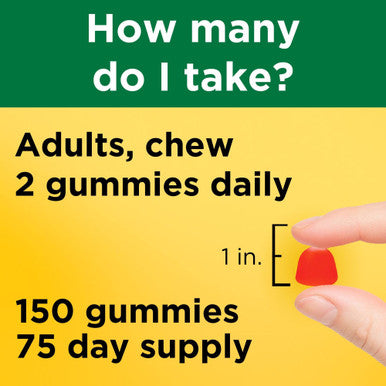 Nature Made Extra Strength Vitamin D3 5000 Iu (125 Mcg) Per Serving Dietary Supplement For Bone Teeth Muscle And Immune Health Support 150 Gummies 75 Day Supply