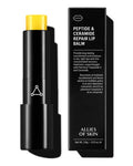 Allies of Skin Peptide & Ceramide Repair Lip Balm with Palmitoyl Tripeptide-5 Ceramide NP Sea Buckthorn Oil Avocado and Sunflower Seed Oil Shea Butter Vitamin C & E. 3.8g/ 0.13 oz