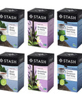 Stash Tea Relax and Unwind Tea Sampler - Assorted Specialty Tea Gift Set, Calming Herbal Teas to Support Relaxation, 7 Flavors, 35 Tea Bags