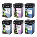 Stash Tea Relax and Unwind Tea Sampler - Assorted Specialty Tea Gift Set, Calming Herbal Teas to Support Relaxation, 7 Flavors, 35 Tea Bags