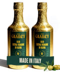 Giadzy by Giada de Laurentiis Olive Oil Extra Virgin - Premium Unfiltered Cold-Pressed Italian Olive Oil, Gold Wrap, Made in Italy, Perfect for Cooking & Gifting. Rich in polyphenols & antioxidants.
