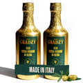 Giadzy by Giada de Laurentiis Olive Oil Extra Virgin - Premium Unfiltered Cold-Pressed Italian Olive Oil, Gold Wrap, Made in Italy, Perfect for Cooking & Gifting. Rich in polyphenols & antioxidants.