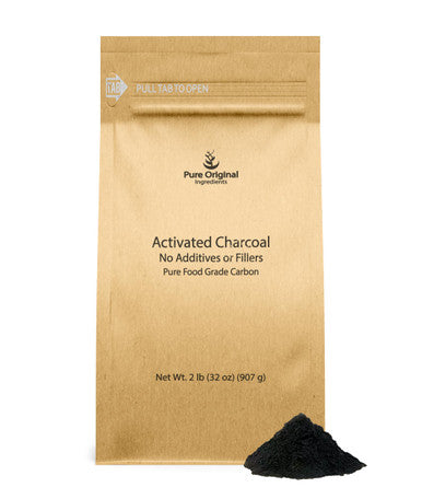 PURE ORIGINAL INGREDIENTS Activated Charcoal (2Lb) Activated Carbon, Vegan, Non-Gmo