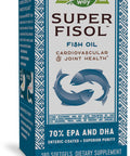 Nature'S Way Super Fisol Premium Fish Oil, Sustainably Sourced, Tested For Pcbs, Heavy Metals, And Impurities, 70% Epa/Dha, 180 Softgels
