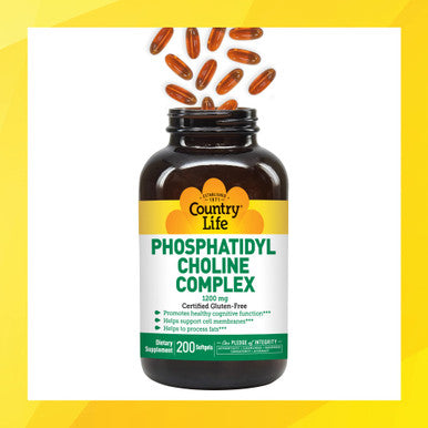 Country Life - Phosphatidyl Choline Complex 1200 Mg - 200 Softgels