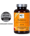 New Nordic Turmeric Curcumin Gummies Sugar Free 300 Mg Turmeric Supplement For Men And Women Supports Normally Functioning Joints Knees Shoulders Mango Orange 60 Count