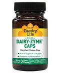 Country Life Dairy-Zyme 50 Vegan Capsules Certified Gluten Free Certified Vegan