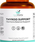 Thyroid Support Supplement With Iodine, Kelp, Ashwagandha, Selenium & Zinc - Supports Energy, Metabolism & Thyroid Health - L-Tyrosine, Schisandra & Bladderwrack - 60 Capsules