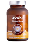 Zooki 500mg Liposomal Glutathione Capsules | 4X Higher Absorption | Ultimate Skin Liver Detox Energy Support | Natural Ingredients Vegan | (30 Servings)