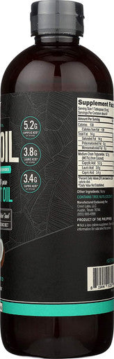 Onnit MCT Oil Pure MCT Coconut Oil Ketogenic Diet and Paleo Optimized with C8 C10 Lauric Acid Perfect for Coffee Shakes and Cooking
