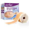 Silicone Scar Tape For Scar Treatment, Advanced Scar Removal Sheets, Soften And Flattens Old Scars And Scars Which Resulting From Surgery, Acne, Injury, Burns, C-Section And More (1.6 X 60 )