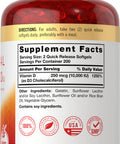 Carlyle Vitamin D3 Liposomal | 10,000 Iu | 400 Softgels | Non-Gmo And Gluten Free Formula | High Potency Vitamin D Supplement