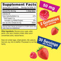 Zinc Gummies 50 Mg - Supports Healthy Immune Function And Antioxidant Health - Natural Berry Flavor - Gluten-Free, Gmo-- Chewable Gummy Dietary Supplement - 60 Gummies