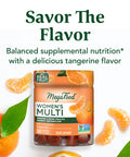 MegaFood Women'S Multi - Multivitamin For Women - Gummy Vitamins - Vitamin C Vitamin D Zinc Vitamin B12 & Choline - Immune Support & Bone Health - Tangerine - 60 Gummies (30 Servings)