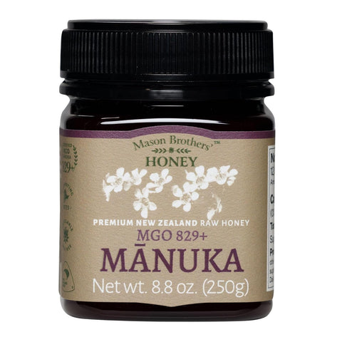 Mason BrothersÃ¢â‚¬â„¢ Raw Manuka Honey MGO 829+ | 8.8oz New Zealand Honey, MGO Certified