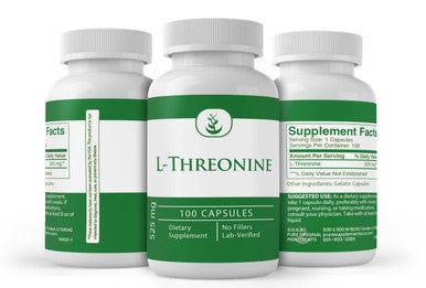 PURE ORIGINAL INGREDIENTS L-Threonine Capsules, (100 Capsules) Always Pure, No Additives Or Fillers, Lab Verified