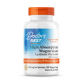 Doctor'S Best High Absorption Magnesium Glycinate Lysinate Supplement For Sleep Support - Chelated Magnesium Capsules For Women & Men 105 Mg Per Serving Calm Support Vegan 120 Veg Caps