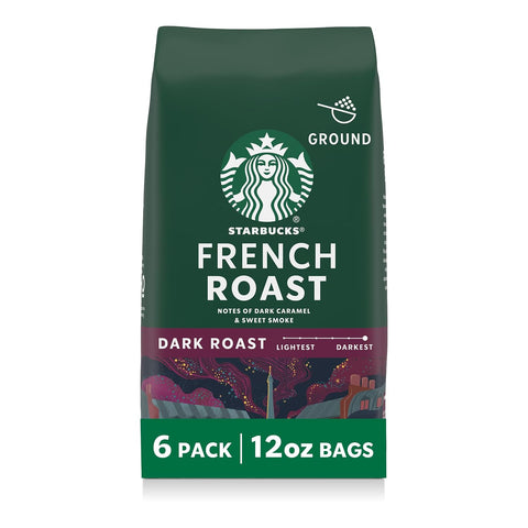 Starbucks Ground Coffee, Dark Roast Coffee, Italian Roast, 100% Arabica, 1 bag (18 oz)
