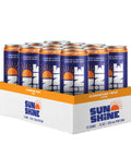 Sunshine Sparkling Energy Drink, Ginger Berry with Daily Essential Vitamins, 360mg of Electrolytes, 70mg of Natural Caffeine, 12 Fl Oz (Pack of 12)