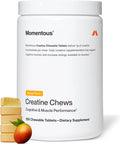 Momentous Creatine Chews - Creatine Monohydrate - Supports Strength Lean Muscle & Recovery for Men & Women - NSF Certified for Sport - 150 Chewable Tablets