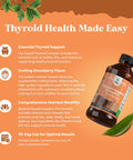 High Absorption Thyroid Support Supplement - Vegan Liquid Iodine Supplements For Thyroid Support For Women And Men With Myo-Inositol Selenium And Stinging Nettle For Enhanced Energy And Focus