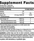 Nordic Naturals Ultimate Omega-D3 Lemon Flavor 1280 mg Omega-3 + 1000 IU Vitamin D3-90 Soft Gels Omega-3 Fish Oil - EPA and DHA - Promotes Brain Heart Joint and Immune Health 45 Servings