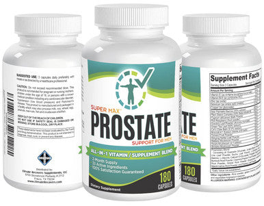Elevate Recovery Supplements 2-Month Prostate Health Support Supplement With 33 Active Ingredients - Prostate Supplements For Men - Prostate Pills - 180 Capsules