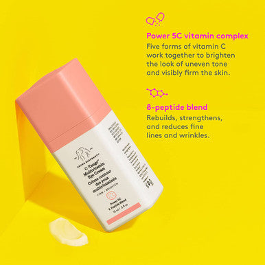 Drunk Elephant C-Tango Multivitamin Eye Cream. Brightening and Restorative Under Eye Cream with Vitamin C. 15 Milliliters/ .5 Ounce.